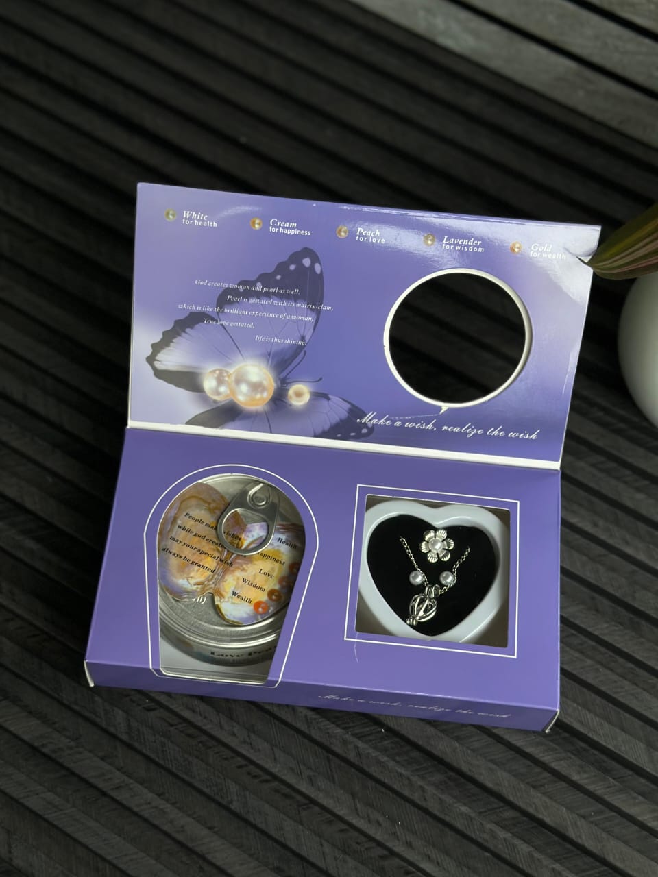 Love Bean Surprise Can  Romantic Necklace Gift